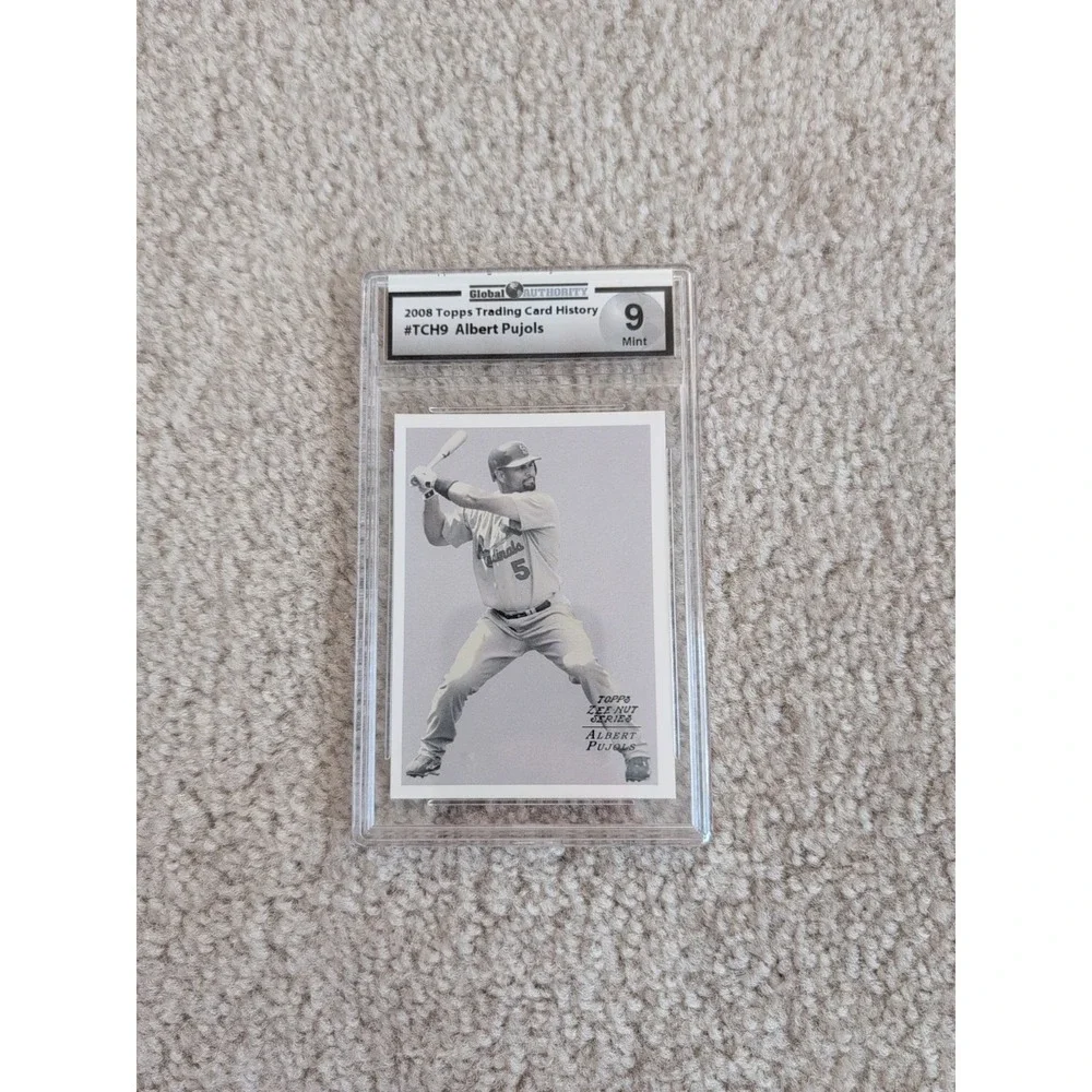 2008 Albert Pujols Topps Zee Nut TCH9 Graded Card 9 Baseball Cardinals